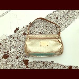 Gold Michael Kors Mini Purse